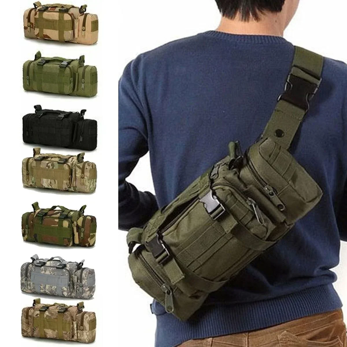 Edc Carry Bag For Men - 더플 웨이스트 백 몰리 방수 패니
