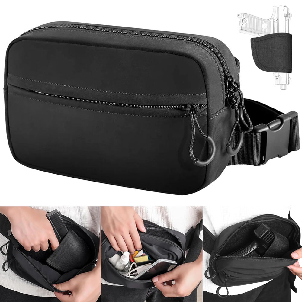 Edc Concealed Carry Fanny Pack - 숨겨진 휴대용 권총 가방 권총 허리