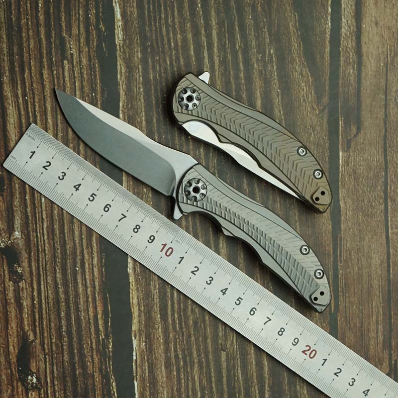 Pocket Knife Ceramic - 새로운 0609 0609BRZ 접는 칼 마크