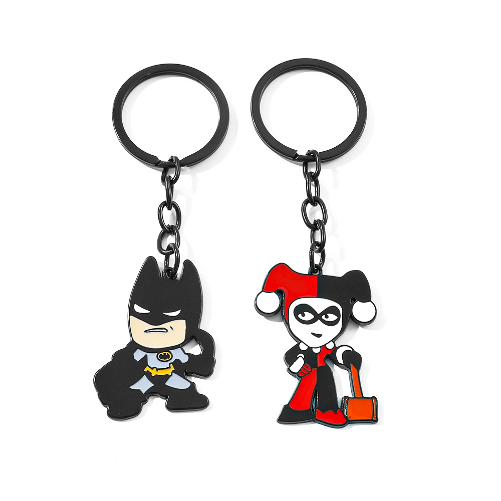 Carabiner Keychain - 박쥐 애니메이션 주변기기 만화 키체인 할로윈
