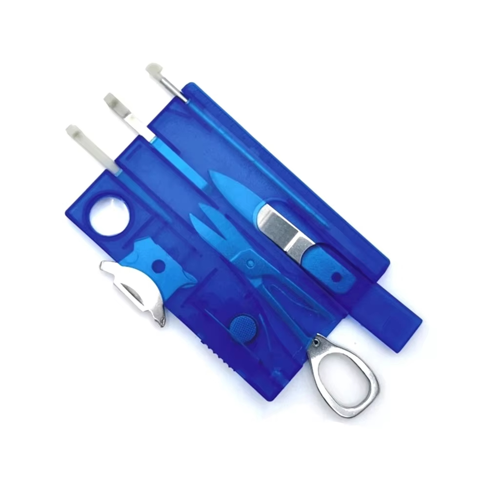 Multitool Credit Card - 10가지 기능을 하나로! 휴대용 포켓 멀티툴,