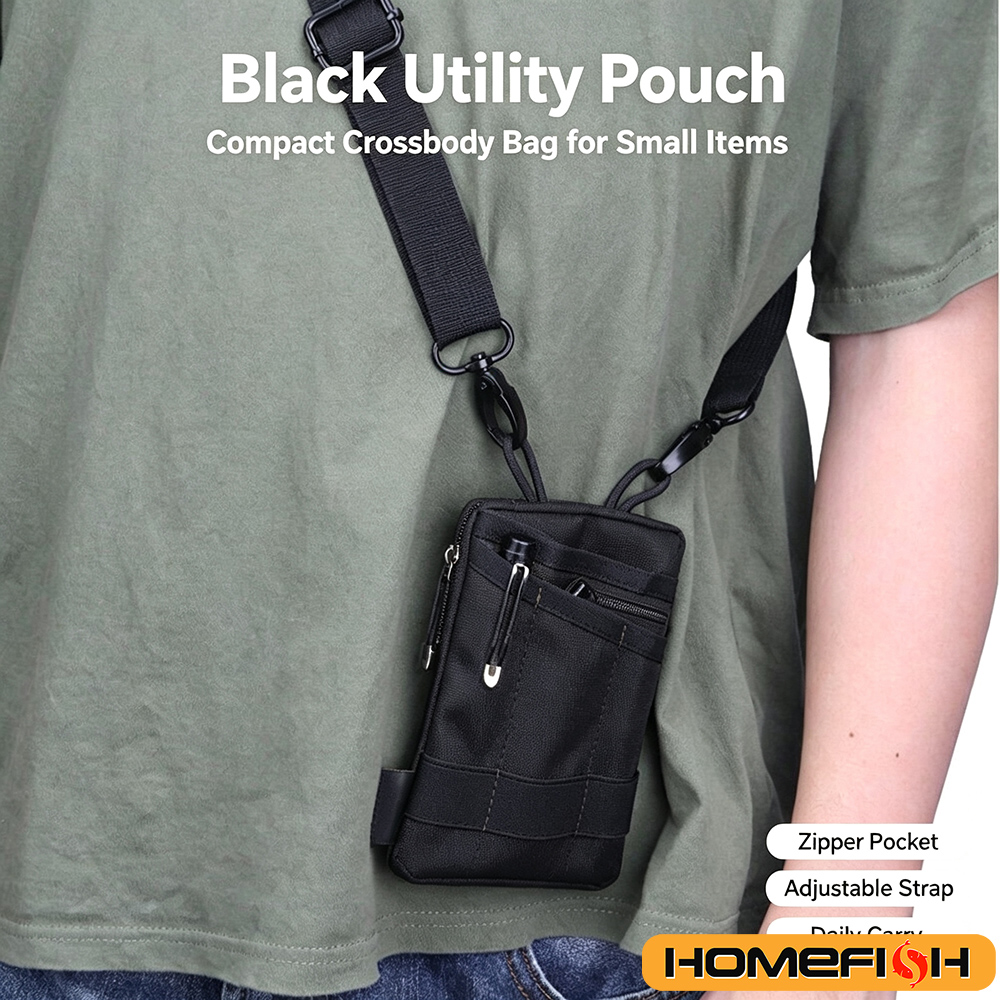 Edc Carry Pocket Pouch - DIY 패치 공간이 있는 EDC 오거나이저
