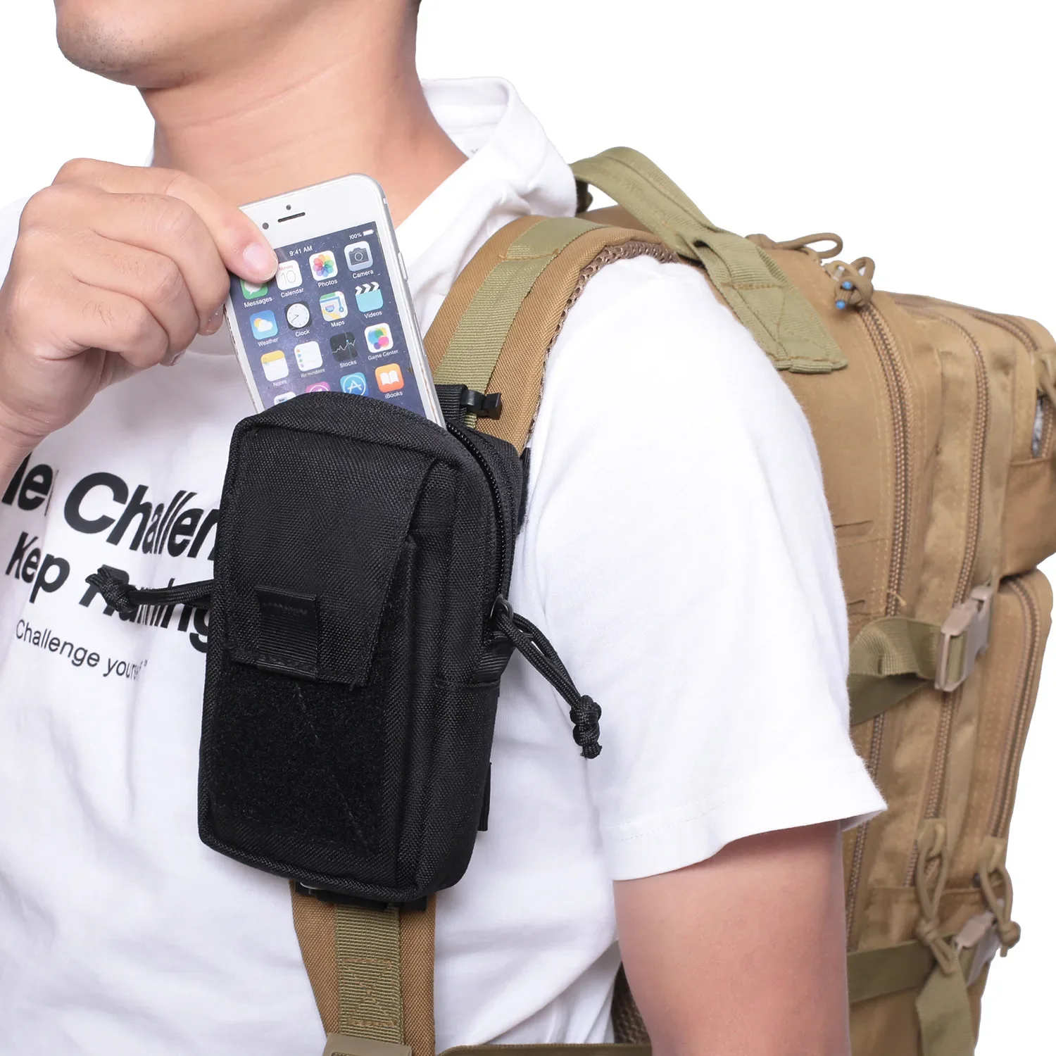 몰레 백팩 스트랩 폰 홀더 허리 파우치 - 야외 스포츠 - Edc Carry Belt 리뷰 및 가격
