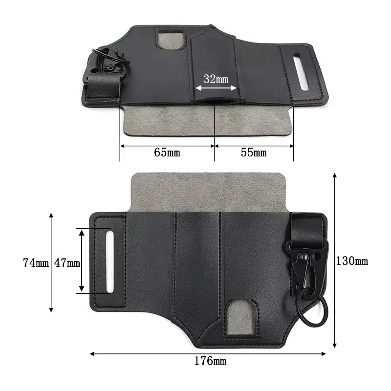 멀티 도구 칼집 용 가죽 칼집 벨트 및 손전등 캠핑 야 - Edc Carry Pocket Pouch 리뷰 및 가격