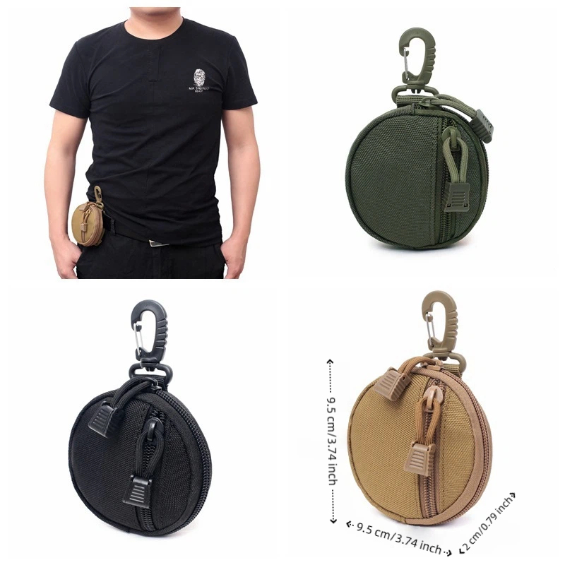 다기능 야외 허리 가방, 전술 나일론 미니 키체인 가방 - Edc Carry Items 리뷰 및 가격