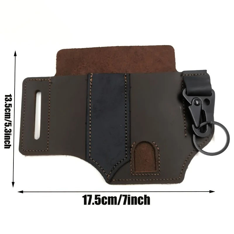 PU 가죽 EDC 벨트 멀티툴 쉘, 펜 홀더, 손전등  - Edc Carry Bag For Men 리뷰 및 가격