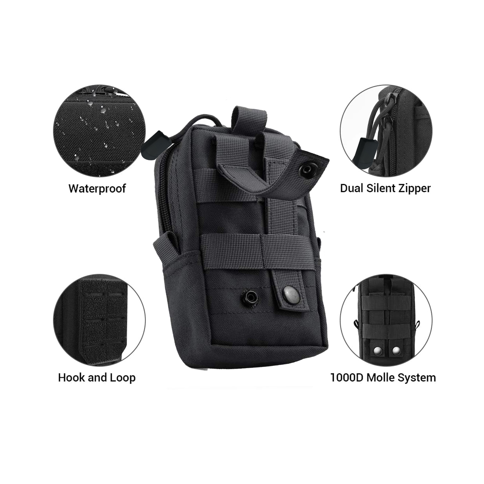남성용 전술 몰리 파우치, 허리 가방, 야외 EDC 도 - Edc Carry Items 리뷰 및 가격