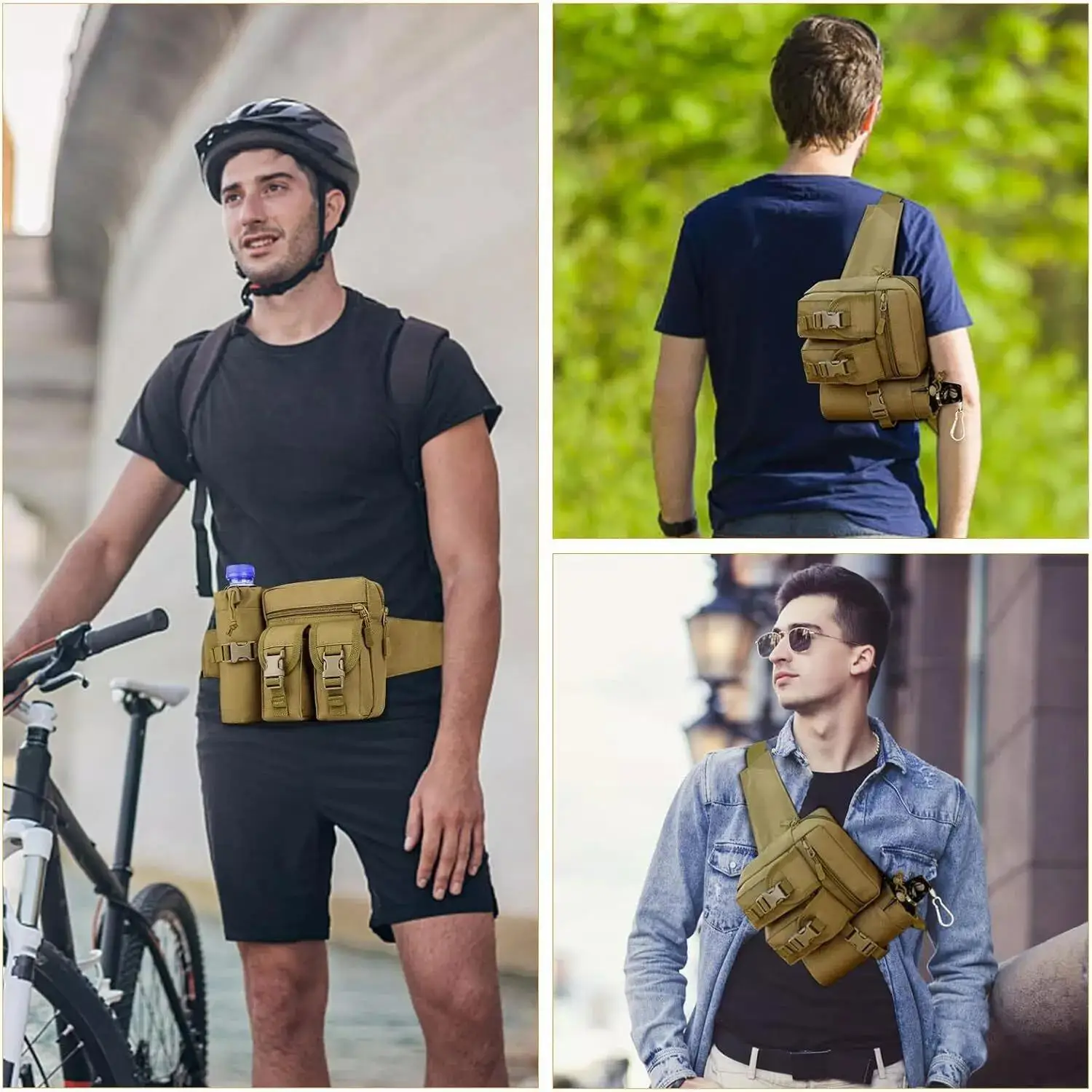 남성용 전술 패니 팩, 은닉 휴대 CCW 홀스터, 군용 - Edc Carry Bag For Men 리뷰 및 가격