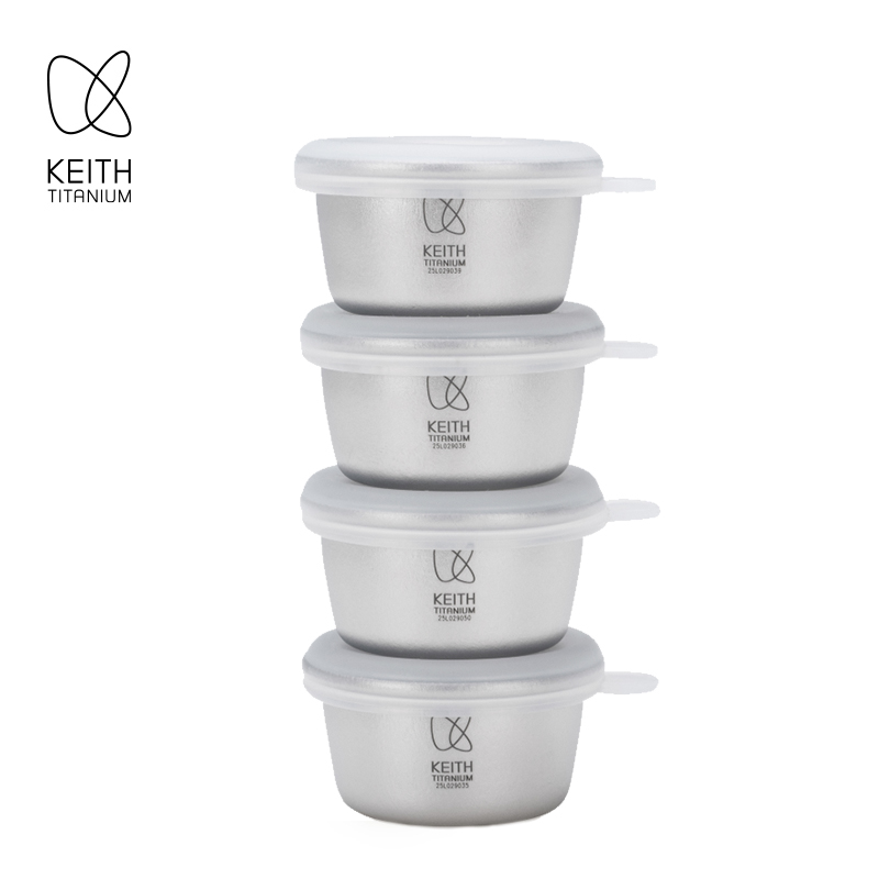 KEITH 4Pcs 미니 순수 티타늄 밀폐 용기 25m - Edc Carry Pocket Pouch 리뷰 및 가격