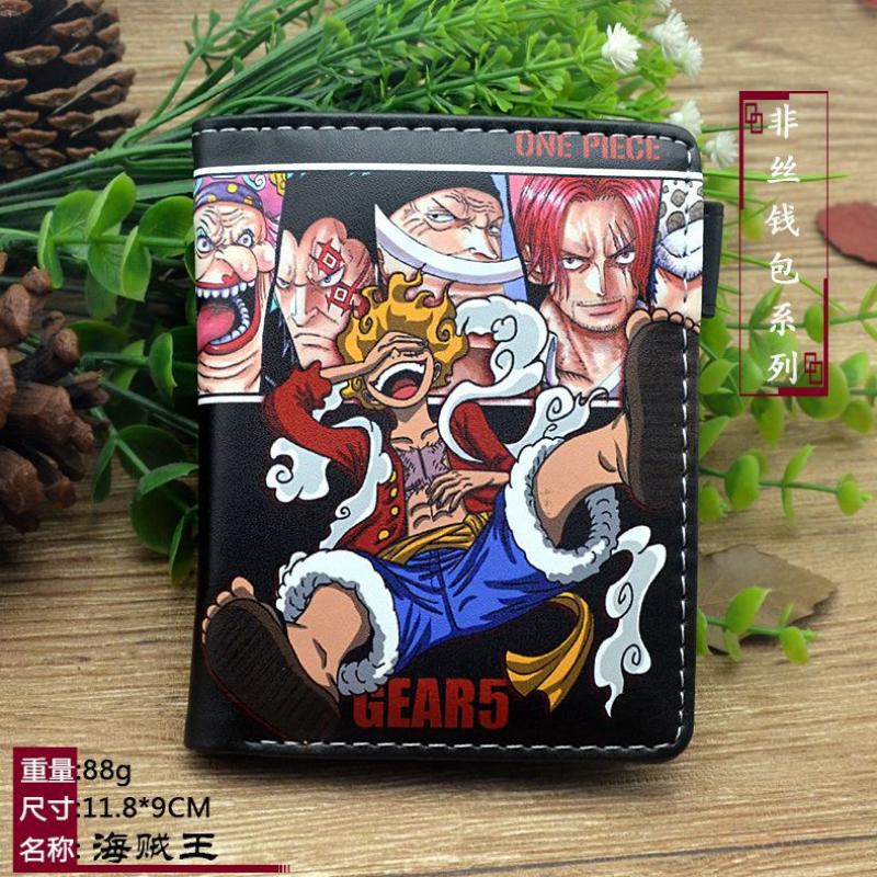 Anime 원피스 Luffy Pu 가죽 남성용 지갑 R - Money Clip Magnetic 리뷰 및 가격