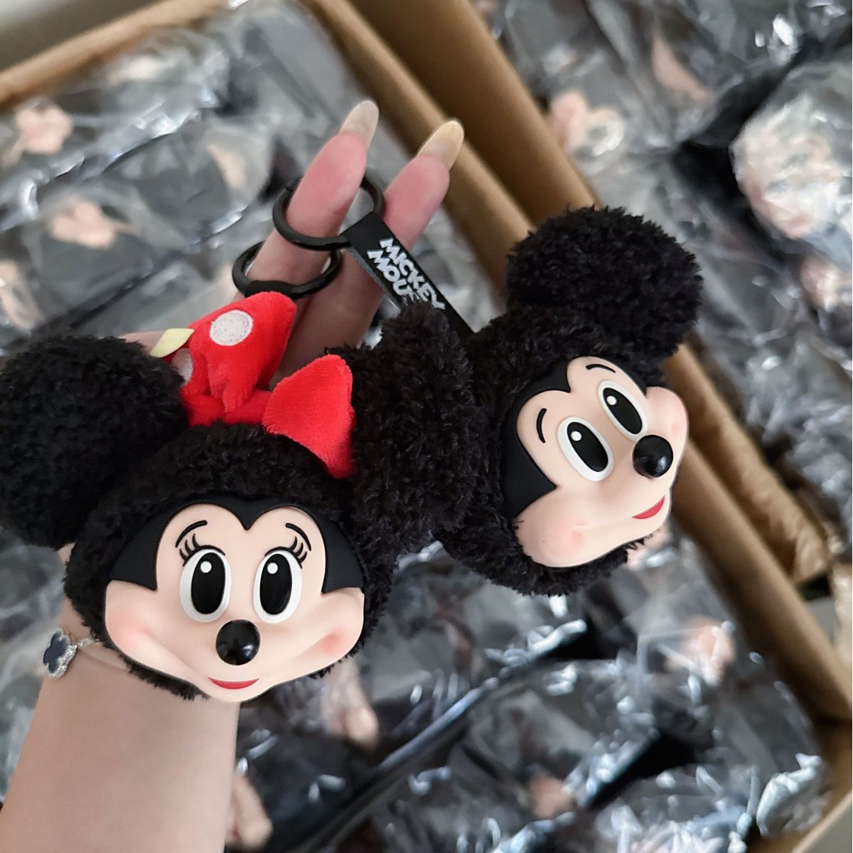 미키 미니 봉제 인형 키체인 귀여운 비닐 피규어 수집용 - Carabiner Keychain 리뷰 및 가격