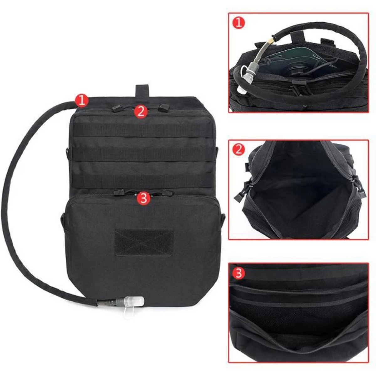 야외 Molle 가방 캠핑 수화 배낭 사냥 장비 조끼, - Edc Everyday Carry 리뷰 및 가격