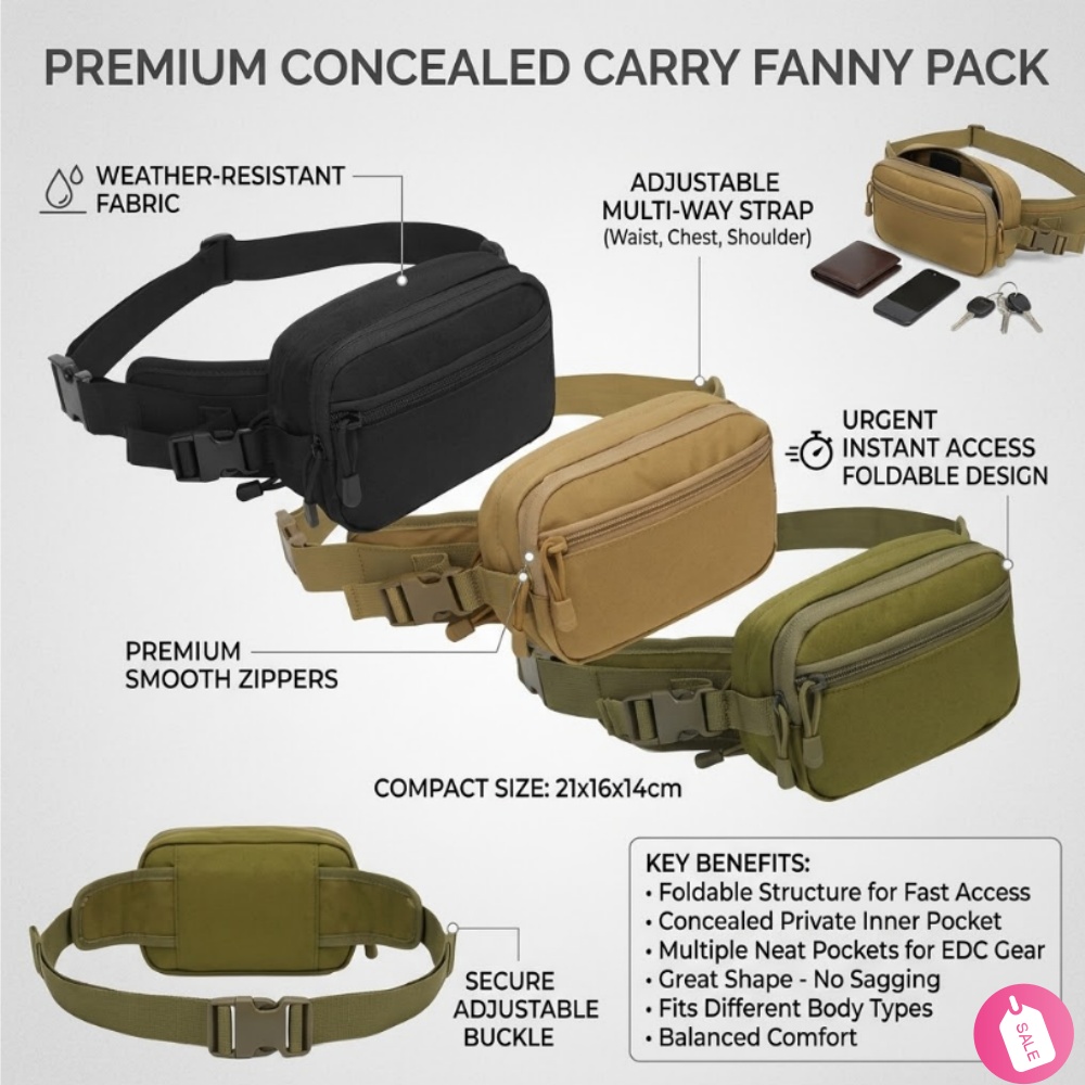전술용 은닉 휴대 패니팩 남성용 허리 가방 방수 EDC - Edc Carry Bag For Men 리뷰 및 가격