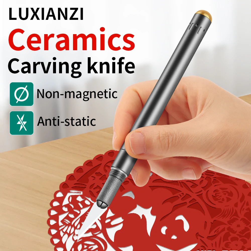 LUXIANZI 세라믹 블레이드 조각 칼, 알루미늄 합 - Pocket Knife Ceramic 리뷰 및 가격