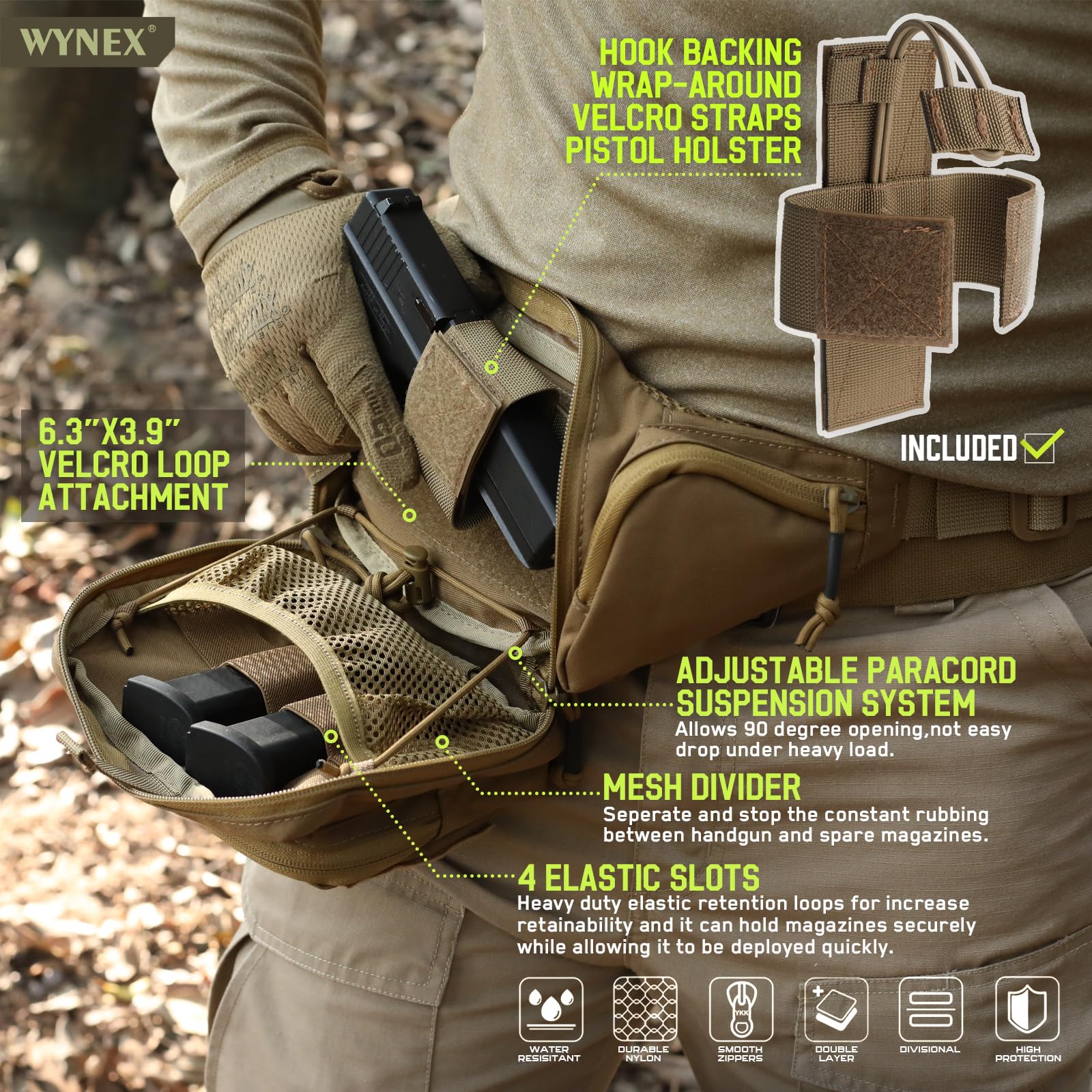 전술용 은닉 휴대용 패니팩 권총 파우치, 범용 권총 홀 - Edc Concealed Carry Fanny Pack 리뷰 및 가격