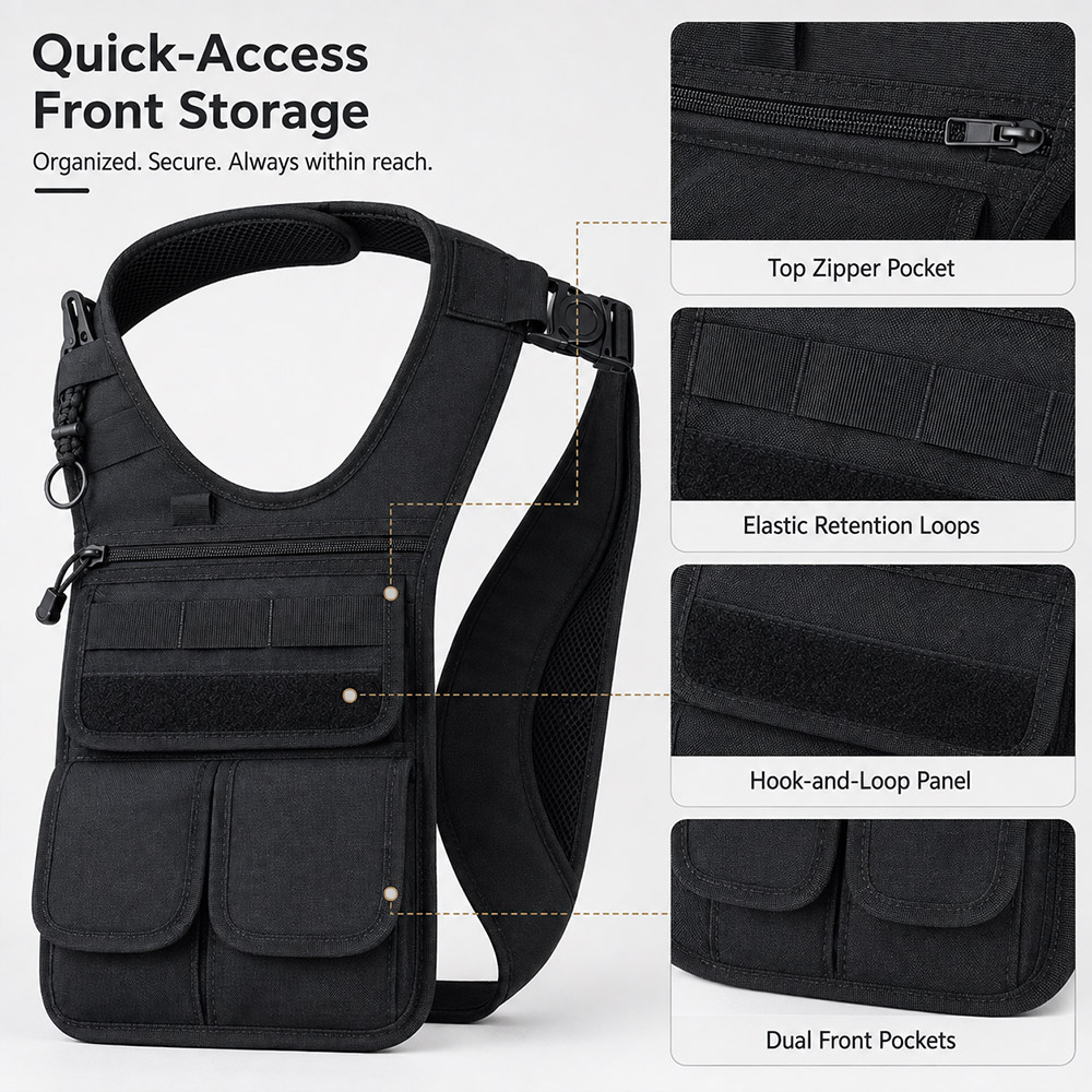 전술용 숨김형 겨드랑이 도구 가방 MOLLE 멀티포켓  - Edc Concealed Carry 리뷰 및 가격