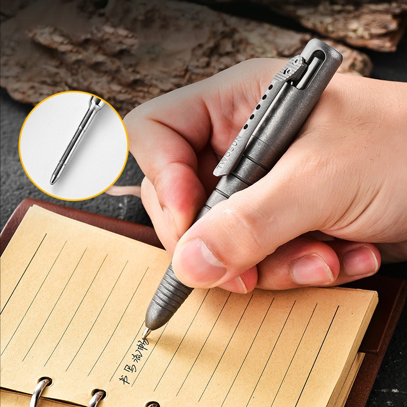 티타늄 전술 펜, EDC 다기능 도구, 비상 유리 브레 - Pen Tactical Glass 리뷰 및 가격