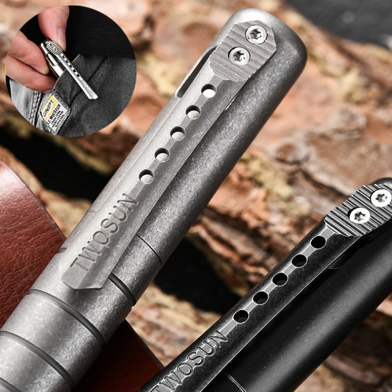 티타늄 전술 펜, EDC 다기능 도구, 비상 유리 브레 - Pen Tactical Glass 리뷰 및 가격