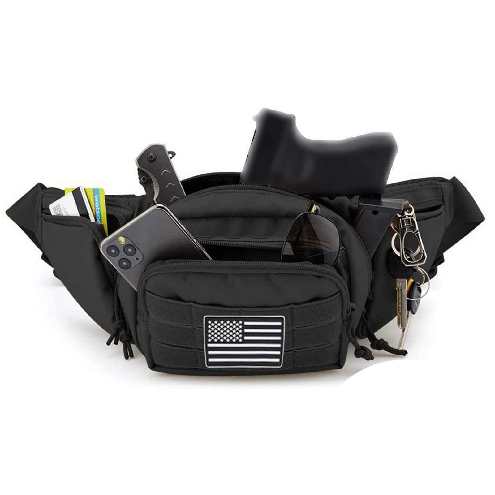 전술용 패니팩 건 홀스터 은닉 휴대 권총 허리 가방 방 - Edc Carry Bag For Men 리뷰 및 가격
