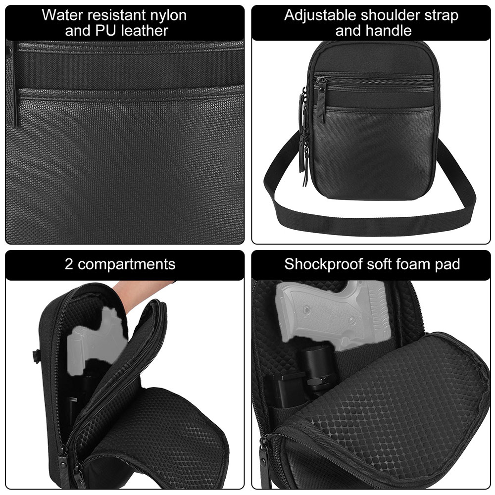 전술용 총기 가방, 은닉 휴대용 권총 가방, 어깨끈 가 - Edc Concealed Carry 리뷰 및 가격