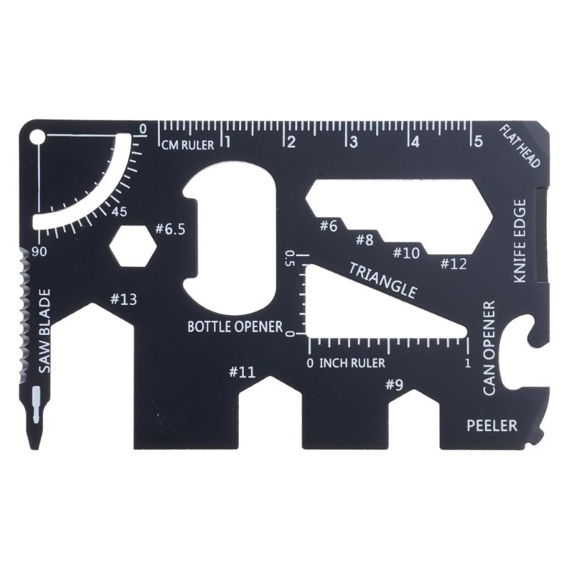 15 in 1 스테인리스 스틸 멀티툴 카드 신용카드 크 - Multitool Credit Card 리뷰 및 가격
