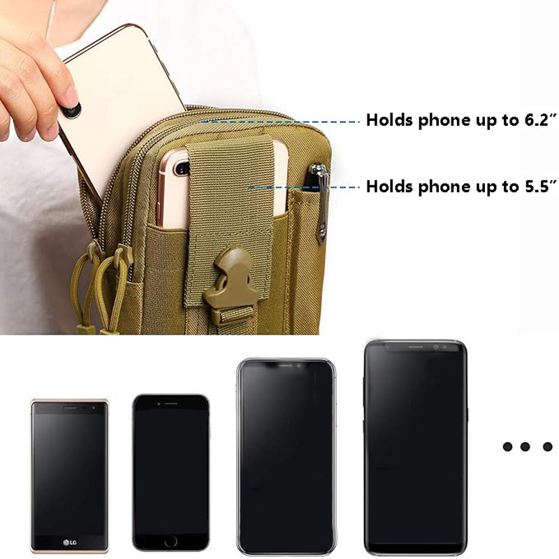 범용 EDC 전술 몰리 파우치 허리 가방 (휴대폰 홀스 - Edc Carry Items 리뷰 및 가격